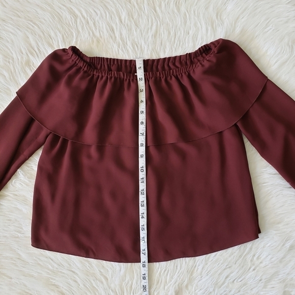 Aritzia Wilfred Morel off the shoulder blouse XS - Picture 8 of 9